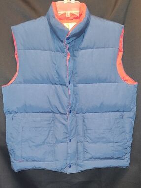 Vintage Woods Arctic Brand down-insulated outerwear Men's Reversible Puffer Vest
